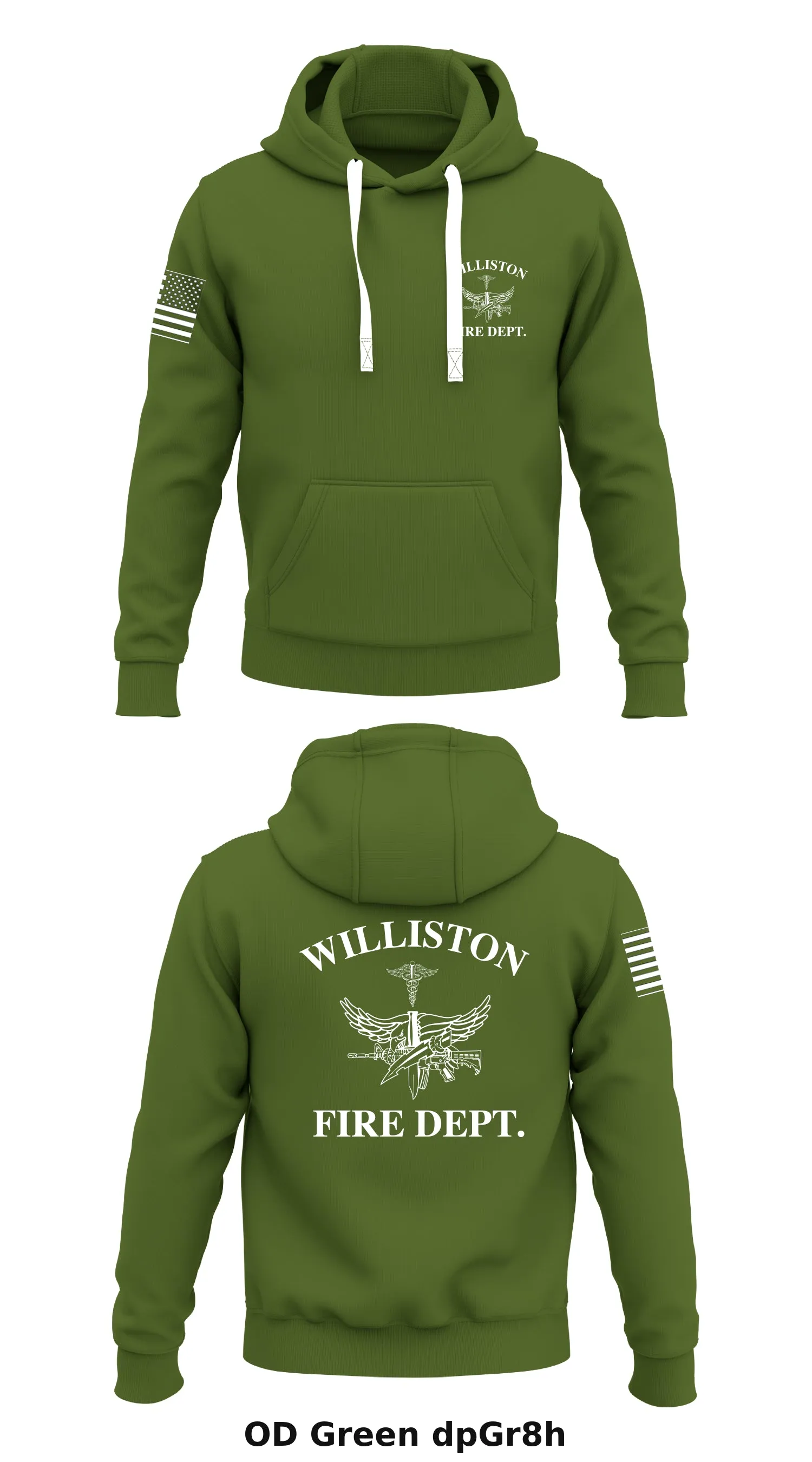 Williston Fire Department SWAT Medics Store 1  Core Men's Hooded Performance Sweatshirt - dpGr8h