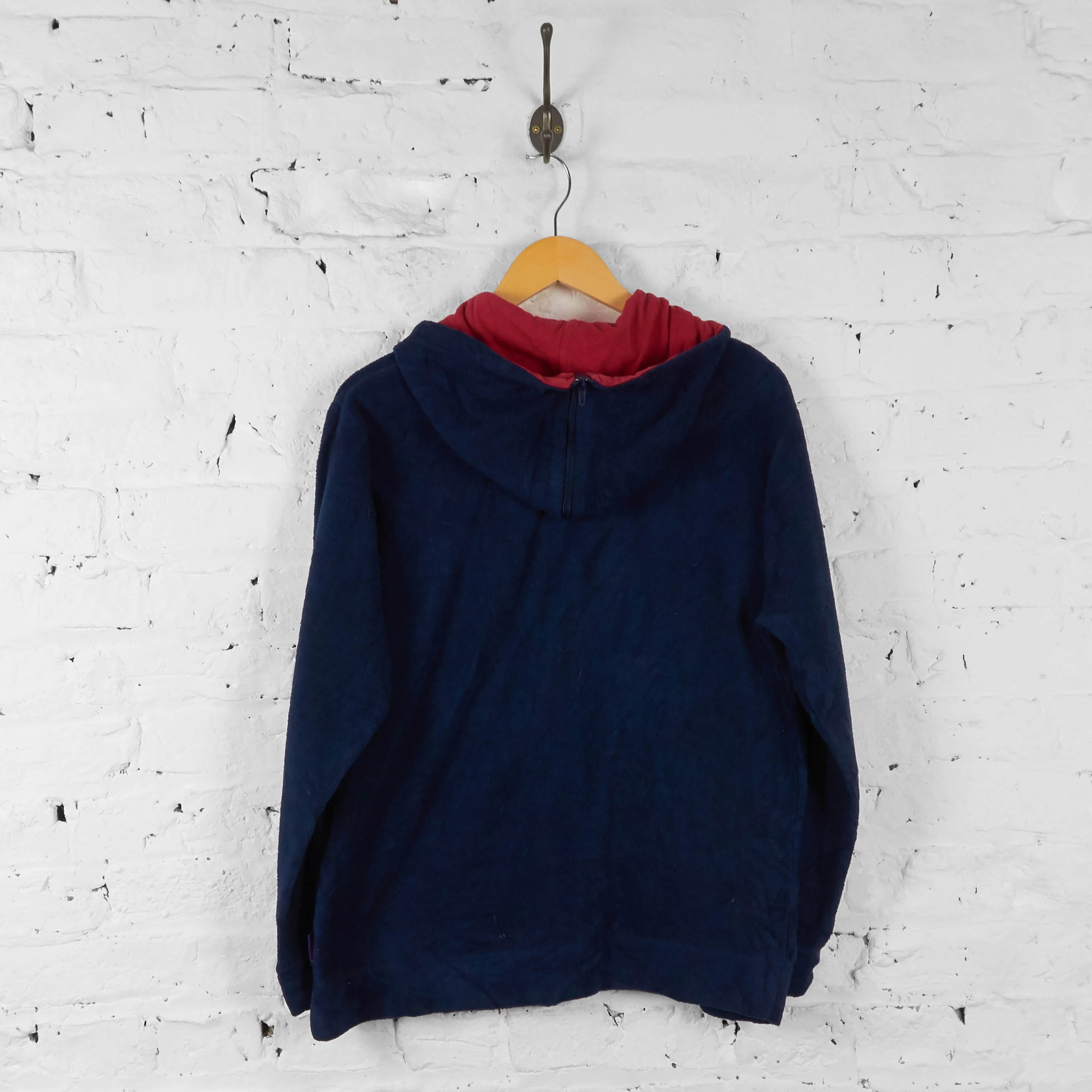 Womens Mickey Mouse Fleece Hoodie - Blue - Womens L