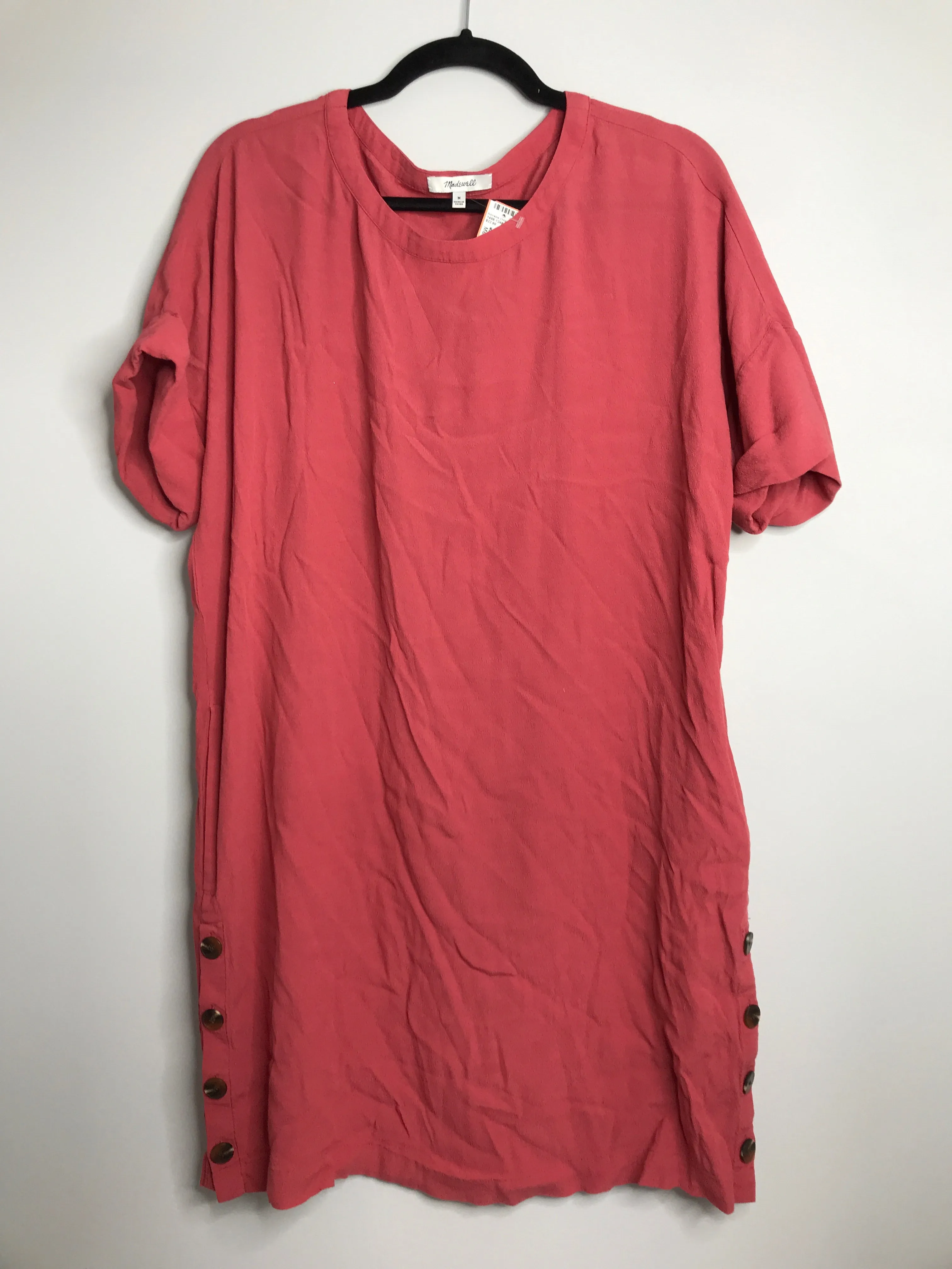 Womens Size Med Misses Red Madewell Dress