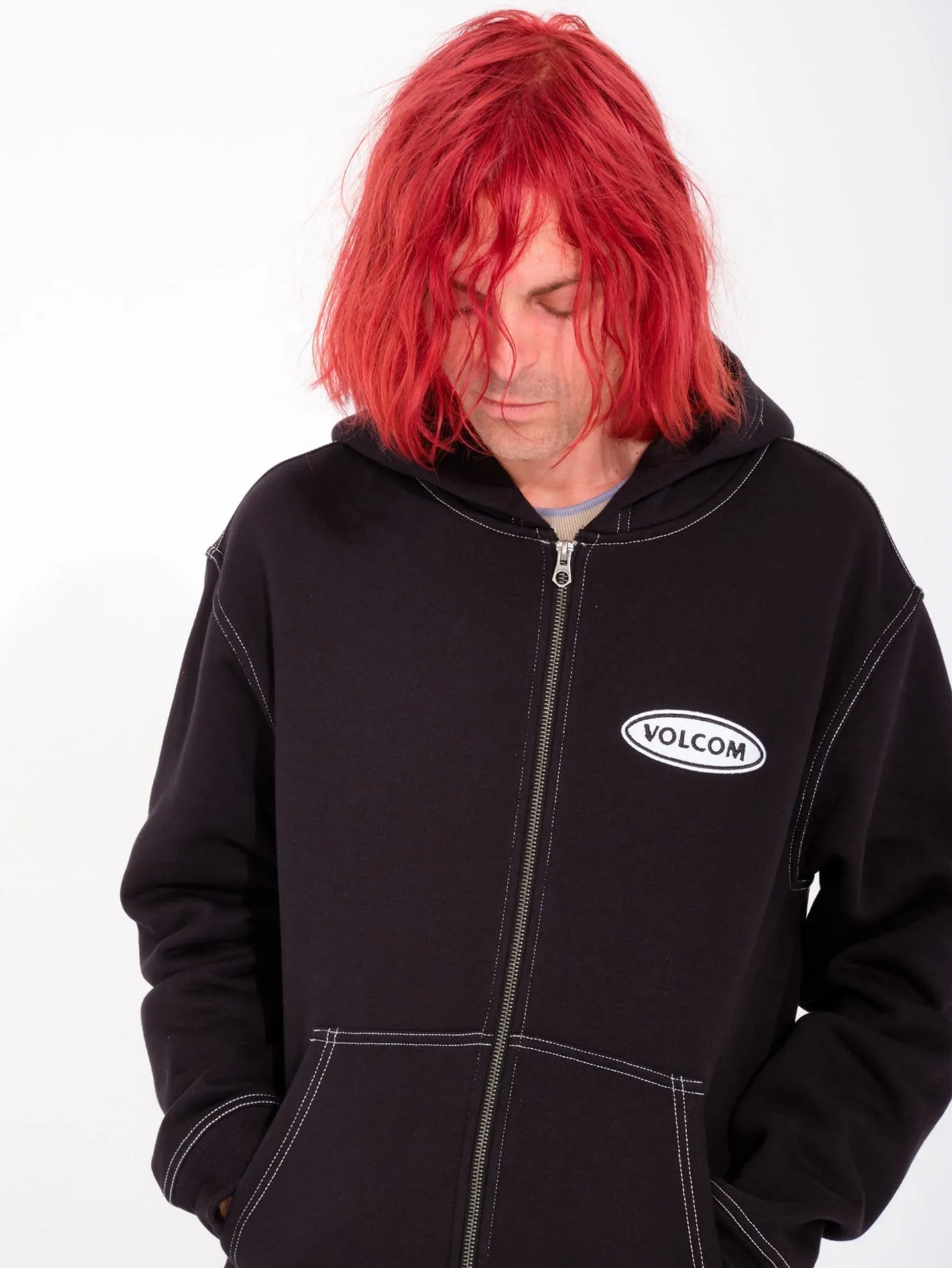 Workard Zip Hoodie - BLACK