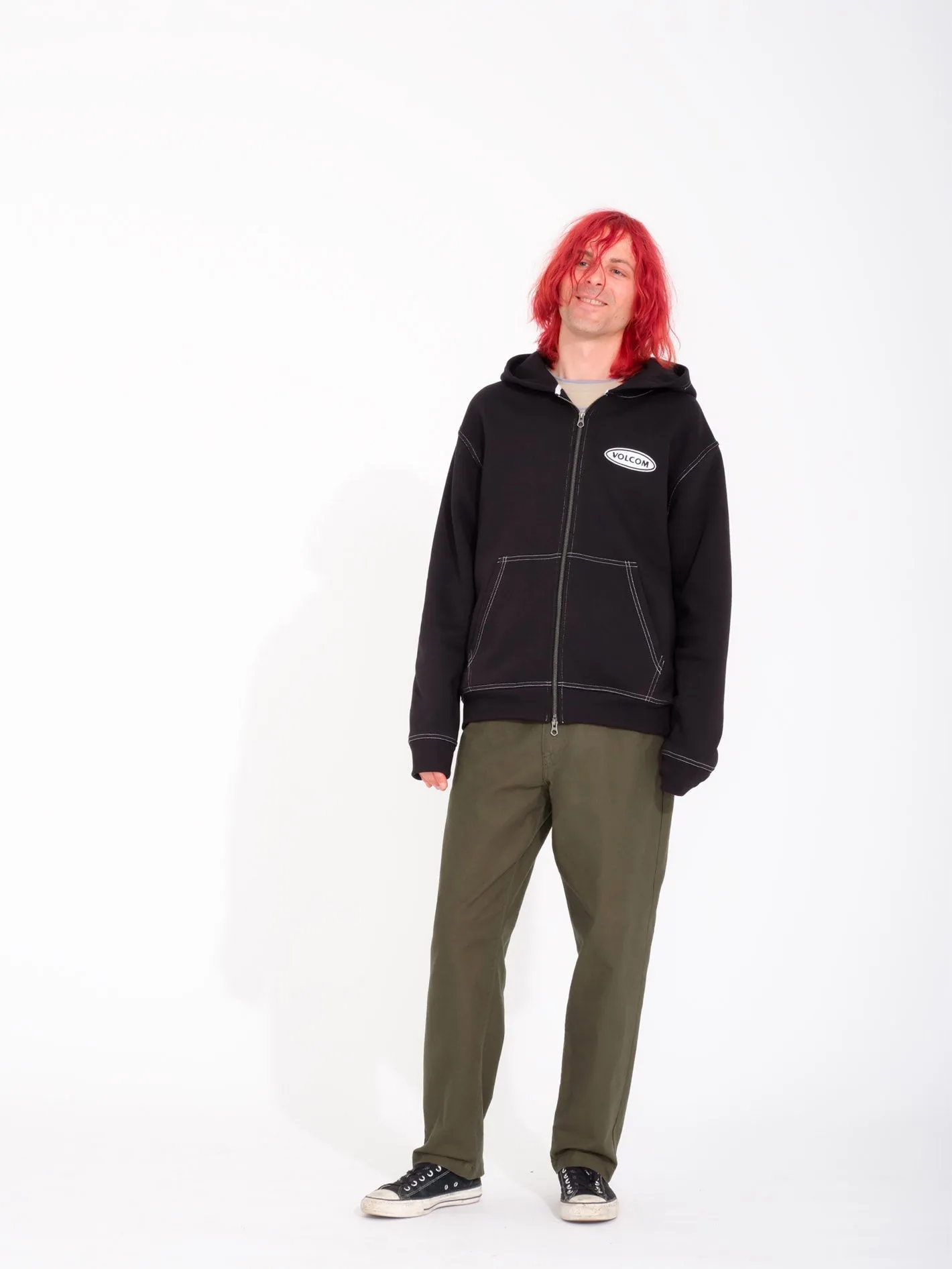 Workard Zip Hoodie - BLACK