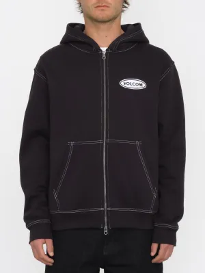 Workard Zip Hoodie - BLACK